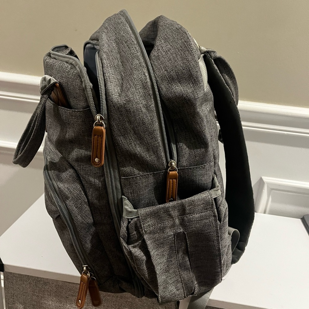 Gray Diaper Backpack - image 4